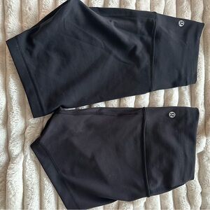 Lululemon wunderunder biker shorts 3” black 4